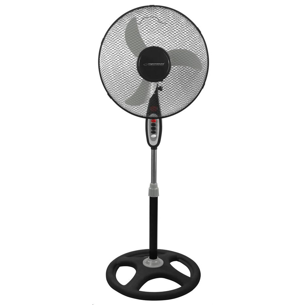 Esperanza Typhoon EHF002KE Standventilator 40cm 50W Schwarz Grau