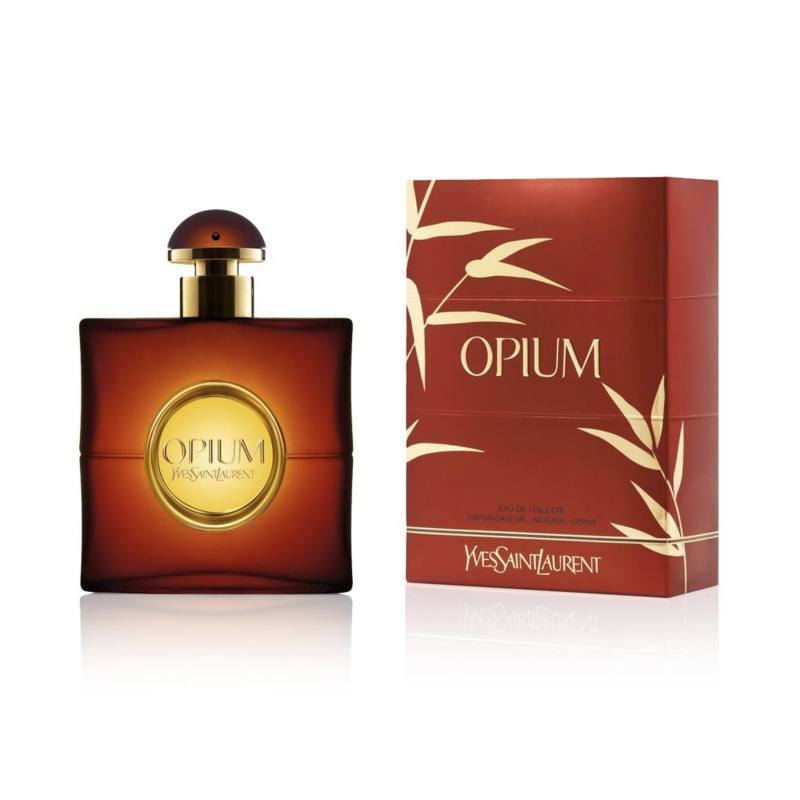 "Yves Saint Laurent Opium Eau de Toilette 90 ml for women."