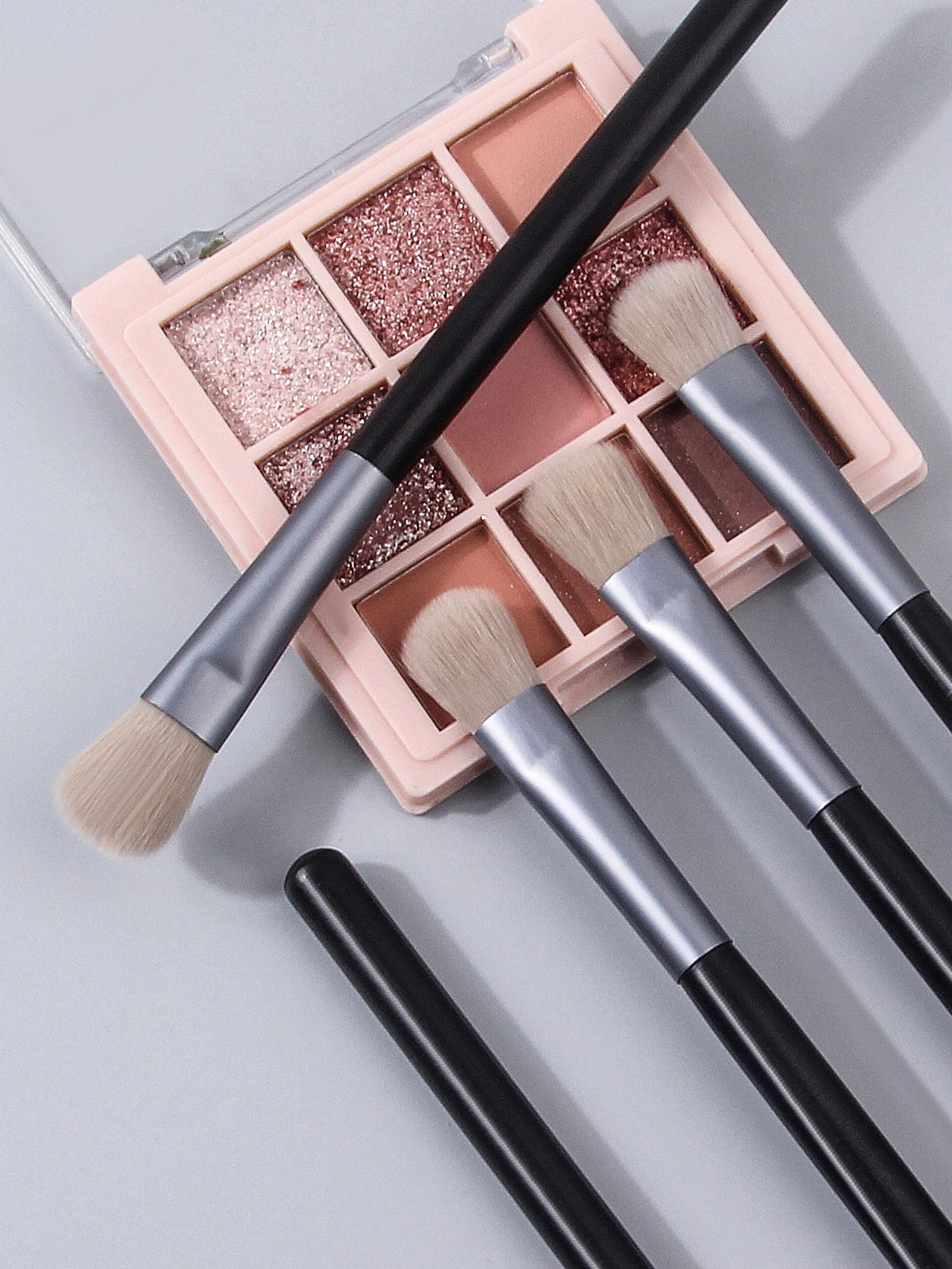 5 Pcs Professional Eyeshadow Brushes Set Soft Wool Fiber Makeup Tools-2