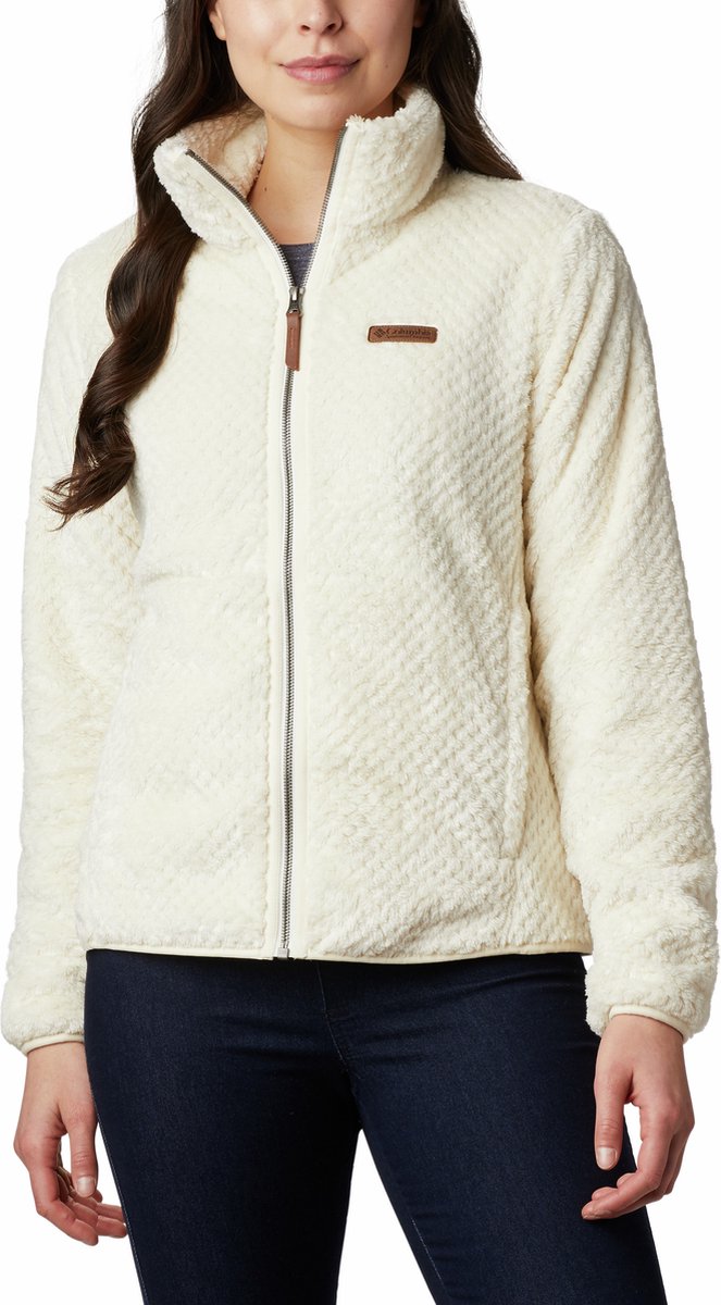 Columbia Fire Side II Sherpa Fleeceweste Damen Chalk Größe S
