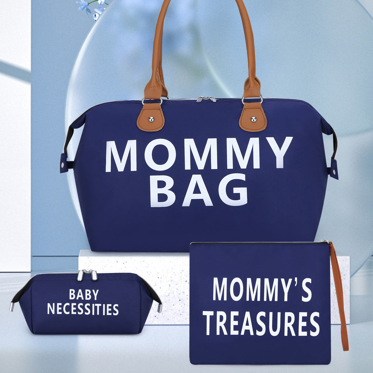 3-Piece Travel & Mommy Bag Set – 4 Colours – view 8