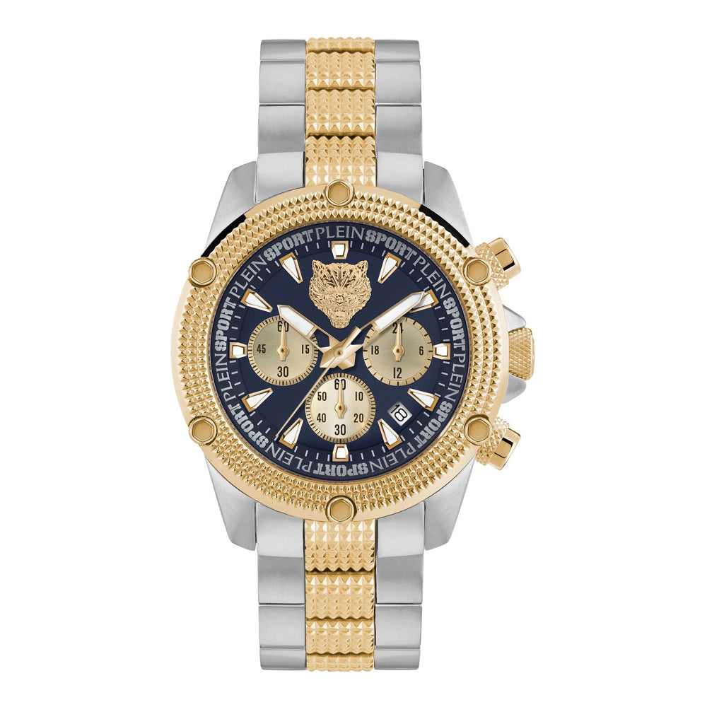 Plein Sport Hurricane PSDBA1324 Herren Chronograph Bicolor 44mm