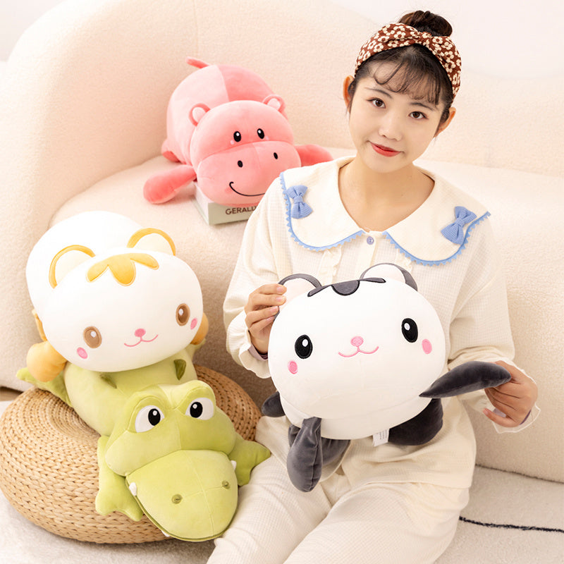 Animal Plush Pillows Soft Cozy Cute Decorative Stuffed Toys Gift-0