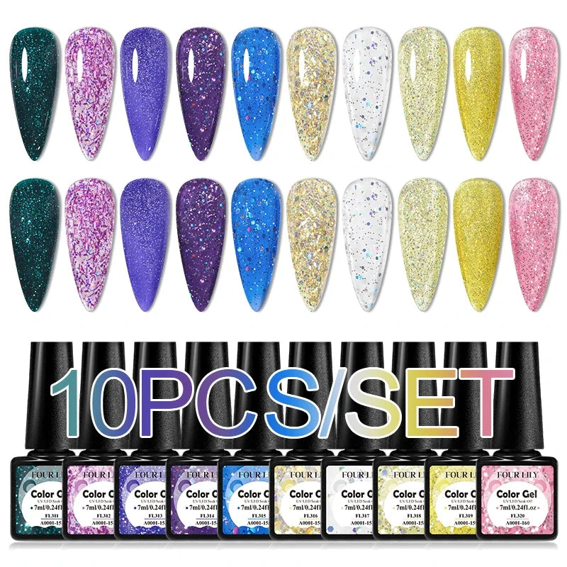 Colorful Gel Nail Polish Kit for Long Lasting Manicures-5