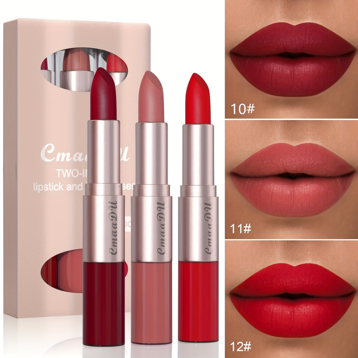 Luxe Lip Duo - 3-Color Lipstick