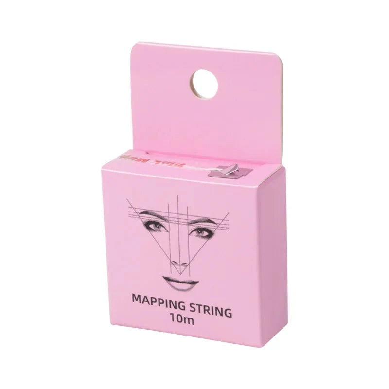 10m for Mapping Eyebrow Marker Thread Tattoo Brows Point 1 Box MAPPING STRING Microblading Eyebrow Pre-Inked Tattoo PMU String