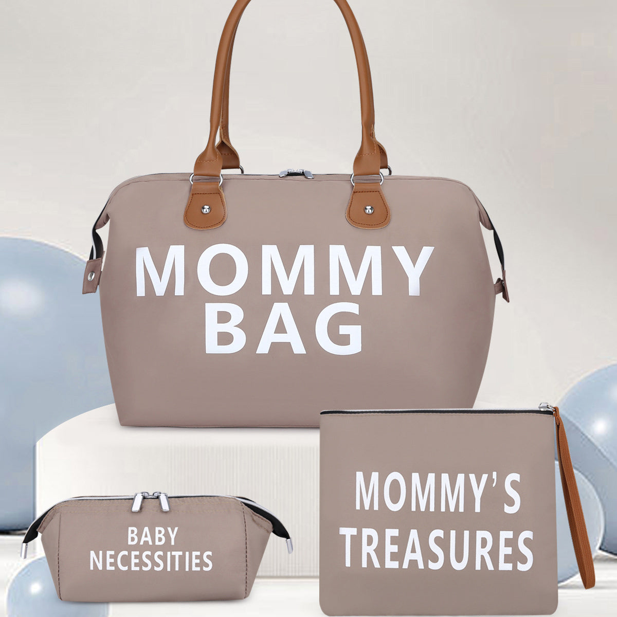 3-Piece Travel & Mommy Bag Set – 4 Colours – view 7