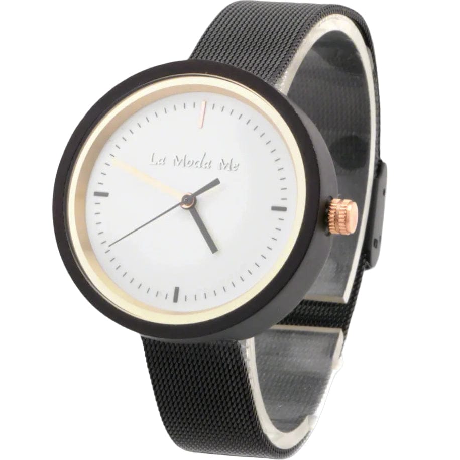 Watch Lumin Ron Black - Eco-Friendly Minimalist Elegant Timepiece