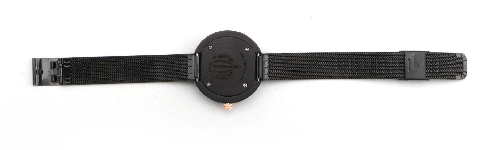 Watch Lumin Ron Black - Eco-Friendly Minimalist Elegant Timepiece
