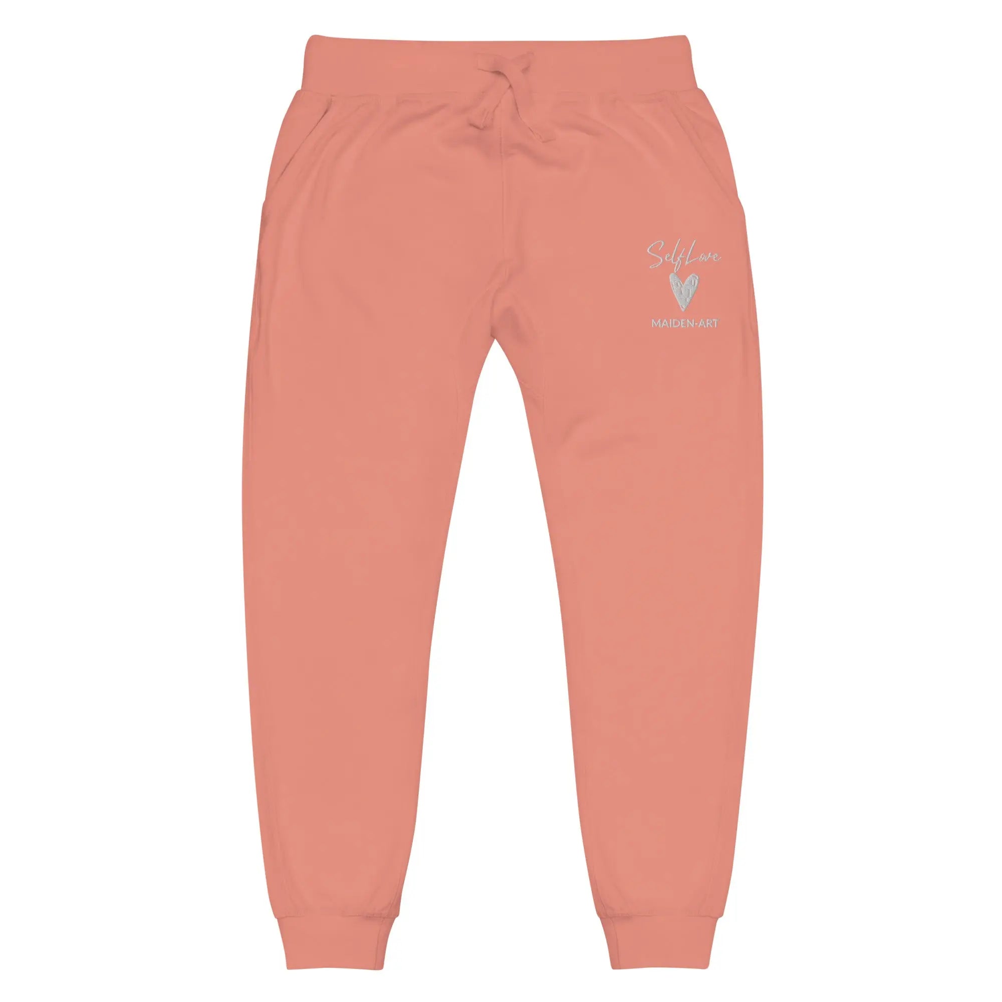 Self Love Unisex fleece sweatpants with Embroidery fashion sweatpants