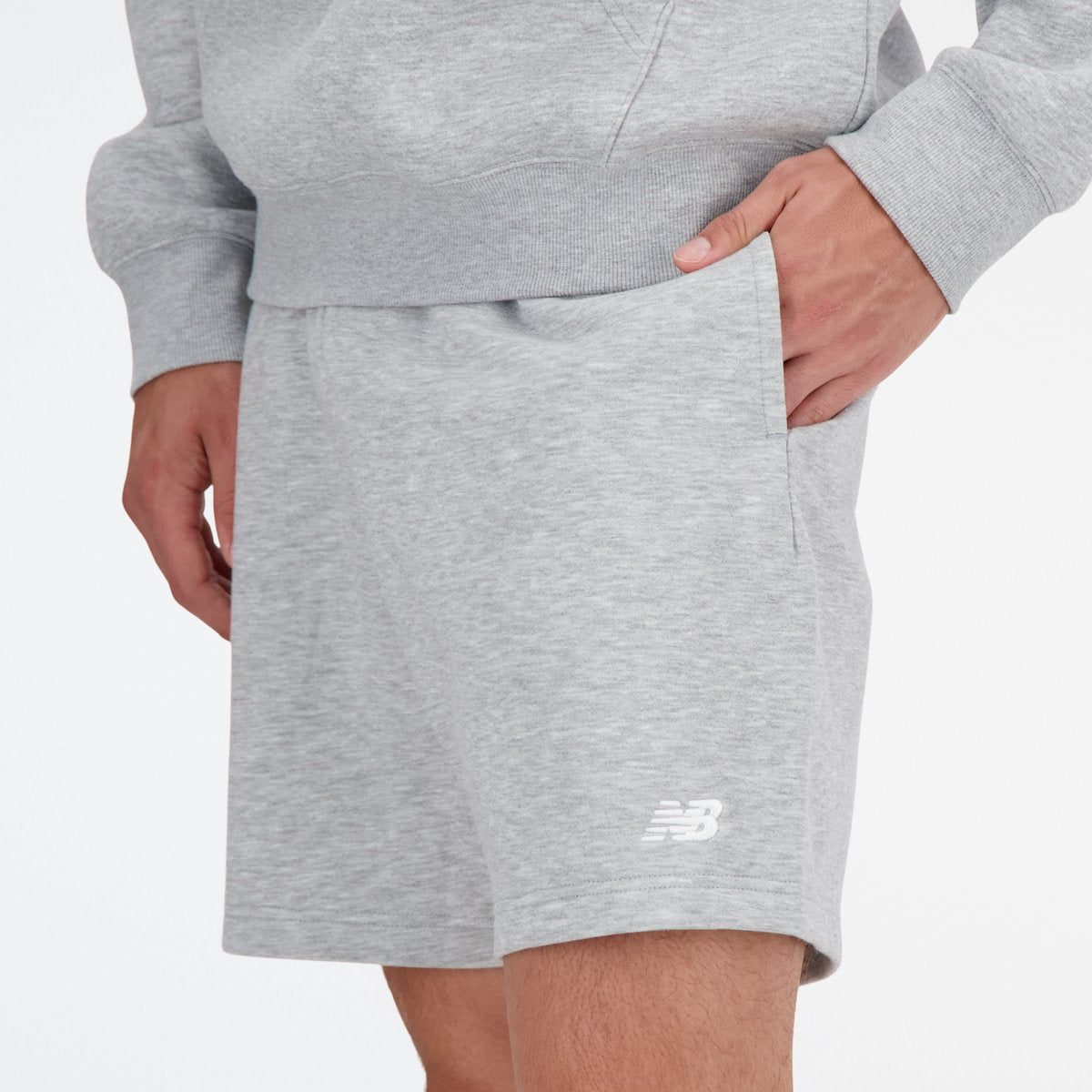 New Balance sportbroek - short - heren - grijs-0