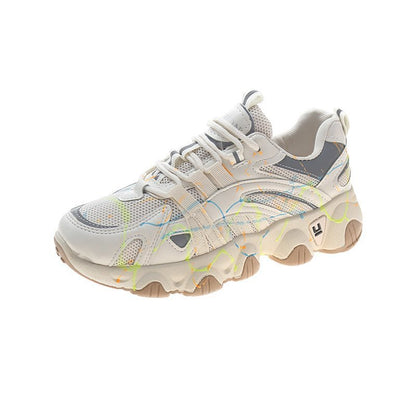 Luminous super fire daddy shoes women trend sneakers