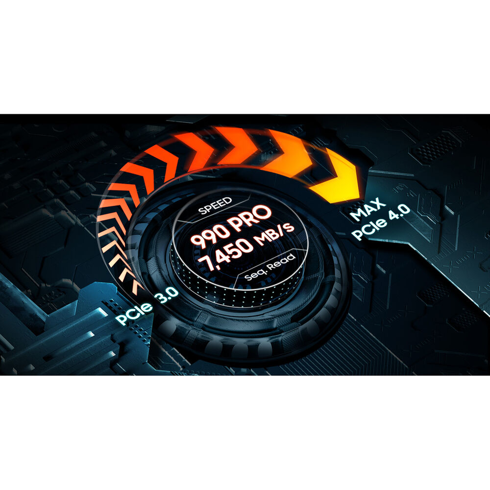 Samsung 990 PRO 2TB NVMe M.2 SSD with Heatsink – view 4