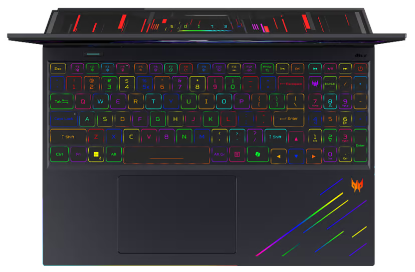 Acer Predator Helios 16 AI Gaming Laptop Detailansicht