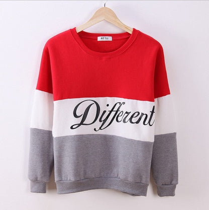 Colorblock Alphabet Sweatshirt