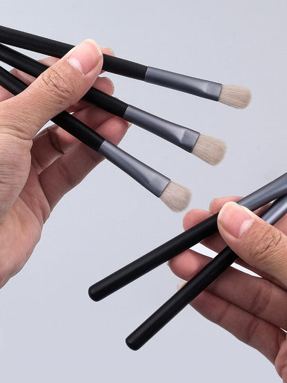 5 Pcs Professional Eyeshadow Brushes Set Soft Wool Fiber Makeup Tools-3