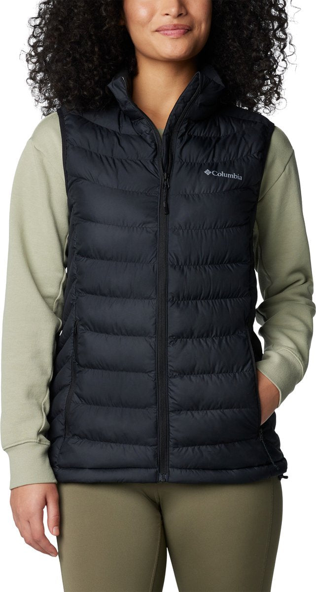 Columbia Powder Lite II Damen Steppweste Schwarz Größe L