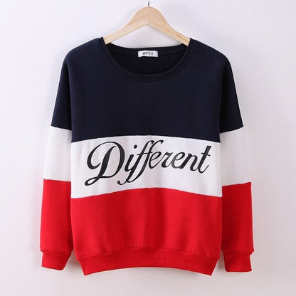 Colorblock Alphabet Sweatshirt