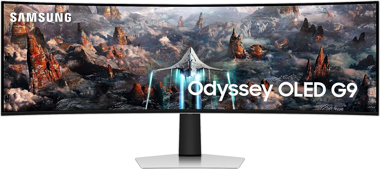 Samsung Odyssey OLED G9 G93SD 49-inch DQHD 240Hz curved gaming monitor
