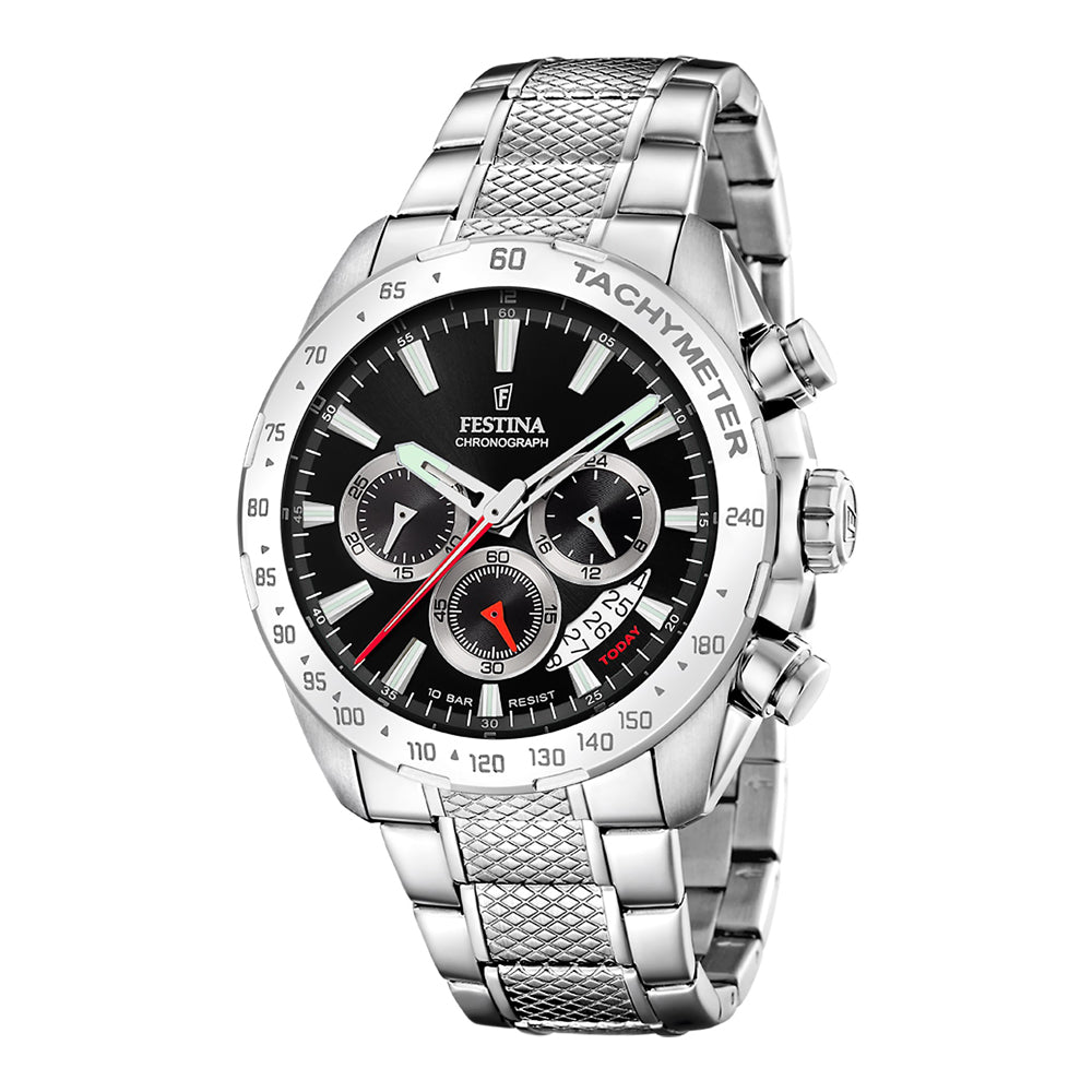 Festina Timeless F20668/4 Herren Chronograph 44.5mm