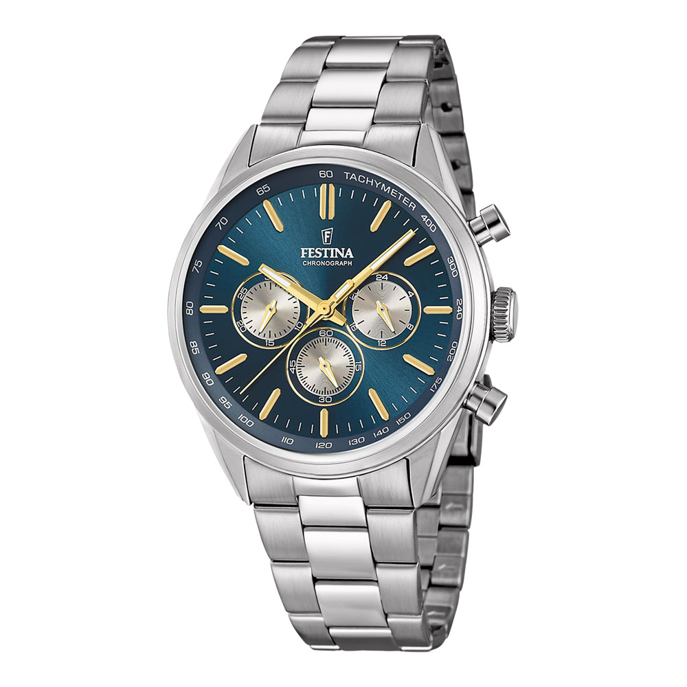 Festina Timeless F16820/C Herren Chronograph 44mm
