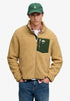 Superdry Mountain Full Zip Fleecejacke Herren Beige Grün