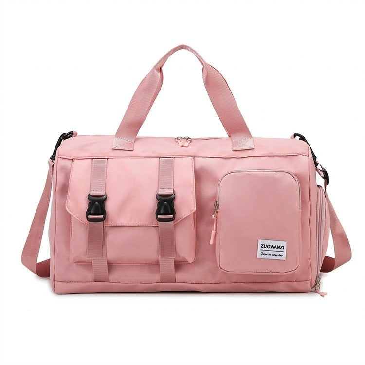 Colorful Pearlescent Yoga Fitness Bag With Dry-wet Separation
