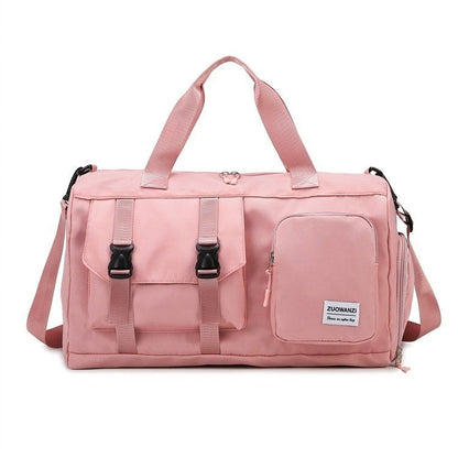 Colorful Pearlescent Yoga Fitness Bag With Dry-wet Separation