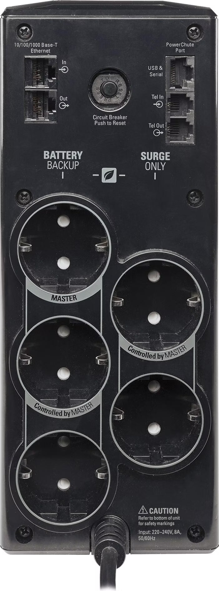 APC BR900G-GR Line Interactive USV Display