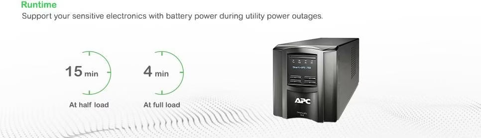 APC SMT750IC Line Interactive USV Produktansicht