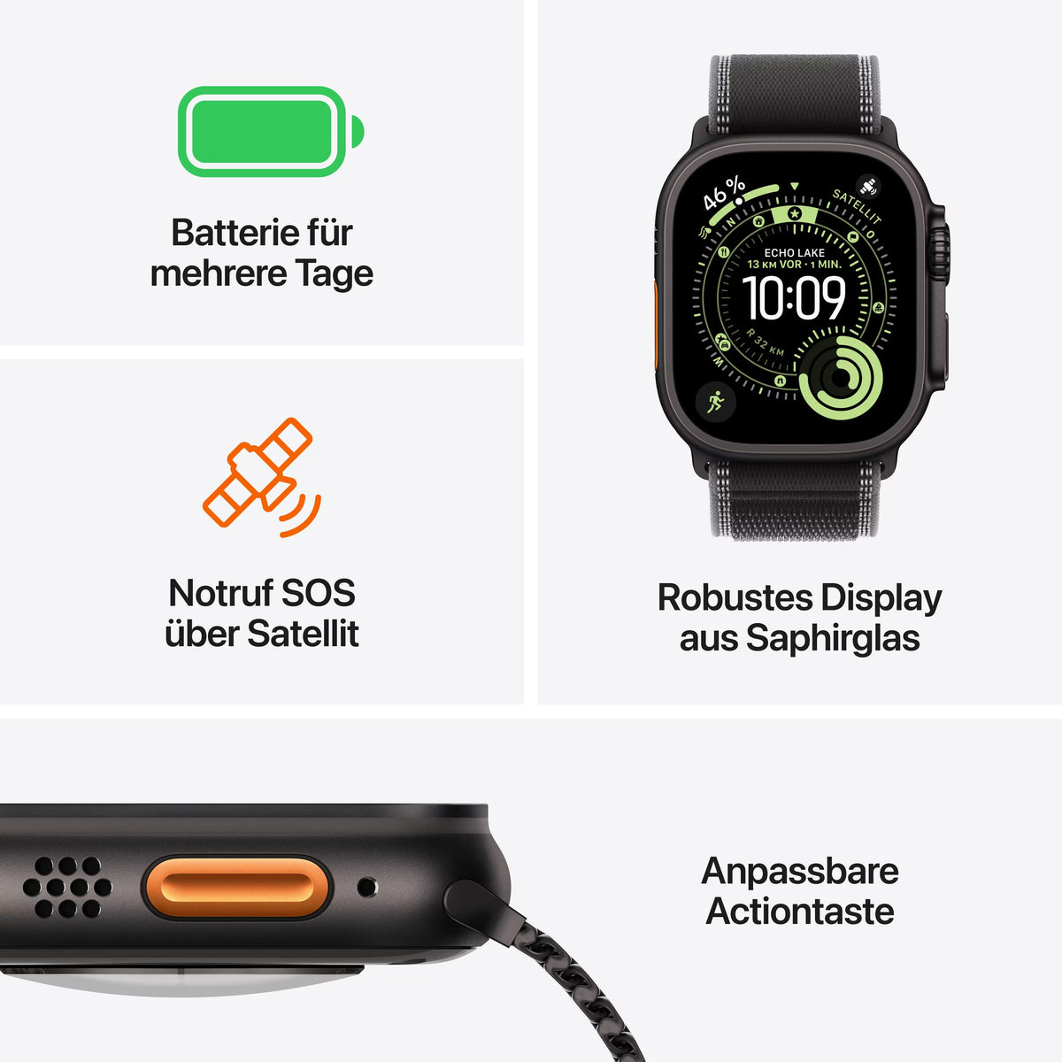 Apple Watch Ultra 3 49mm GPS + Cellular Titanium – view 8