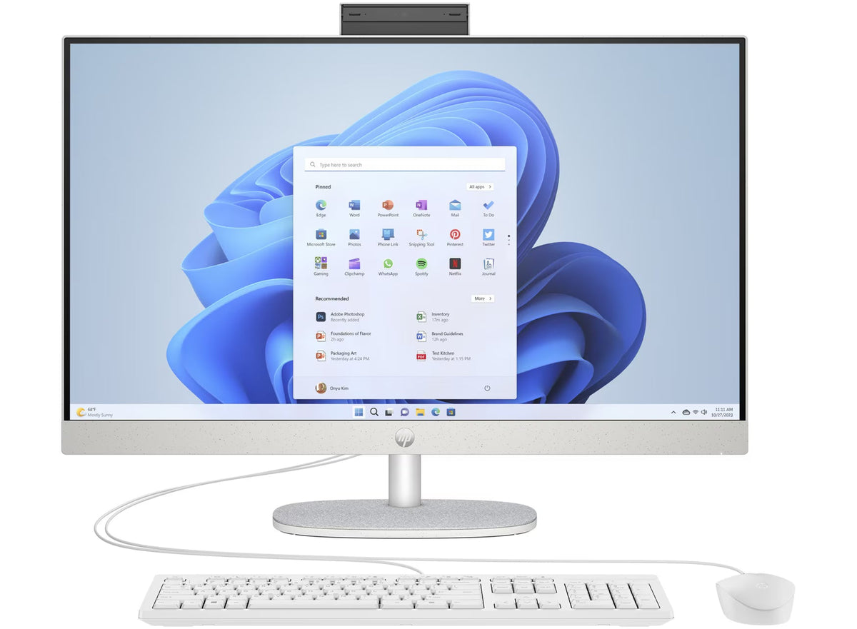 HP All-in-One 27-cr0775ng Ryzen 7 16GB 512GB Weiß