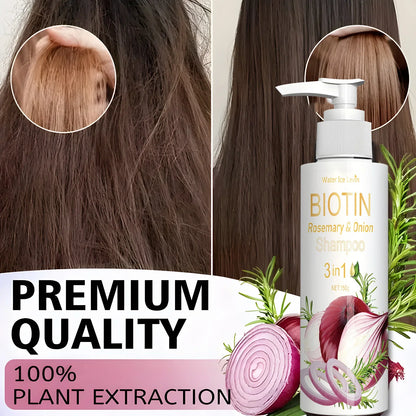 Biotin Rosemary Onion 3 in 1 Shampoo for Hair Care-3