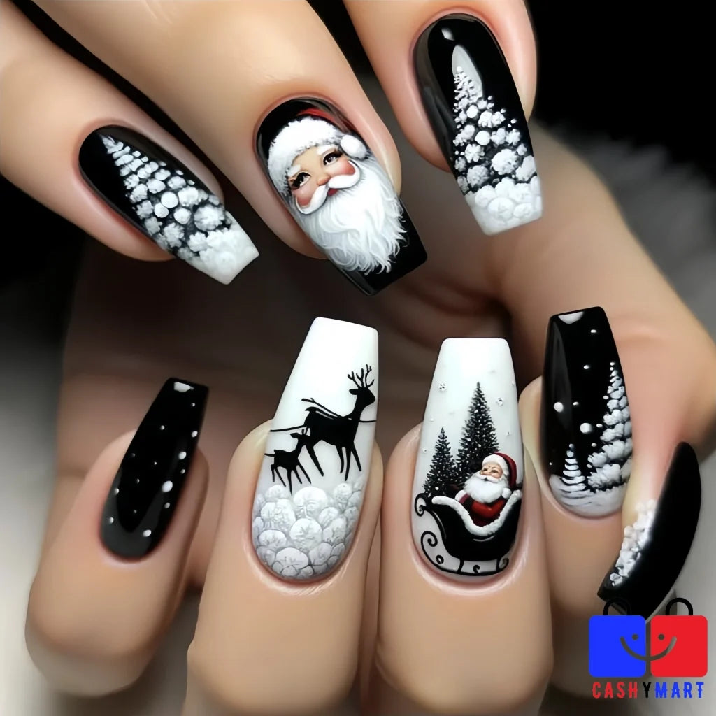 Christmas Press-On Nails-0