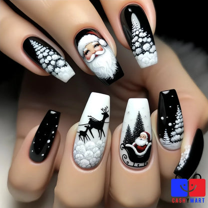 Christmas Press-On Nails-0