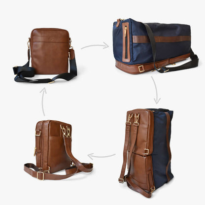 HOLIDAY 4-in-1 Convertible Crossbody Duffle Backpack Lightweight Durable