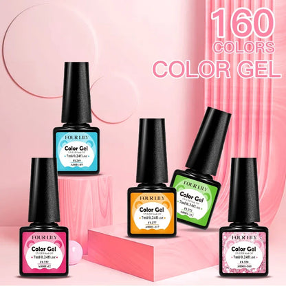 Colorful Gel Nail Polish Kit for Long Lasting Manicures-1