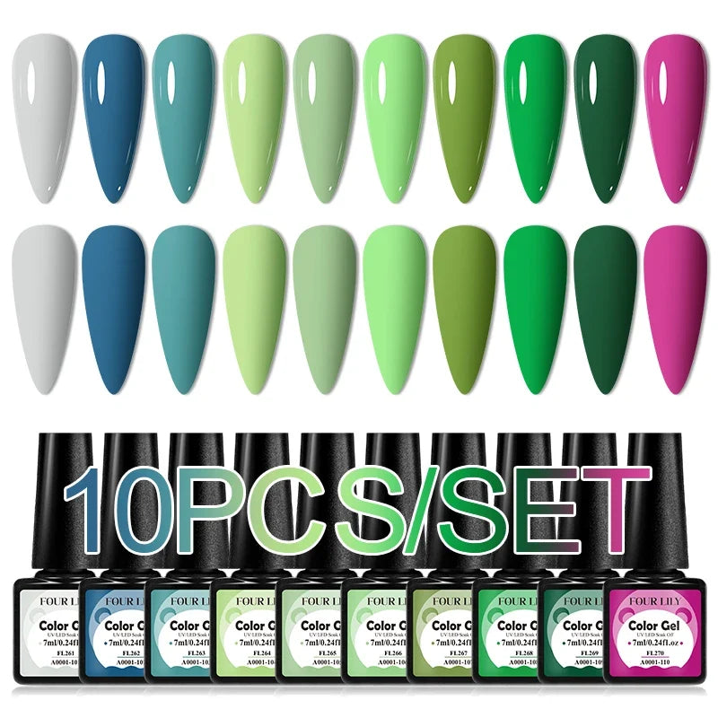 Colorful Gel Nail Polish Kit for Long Lasting Manicures-19