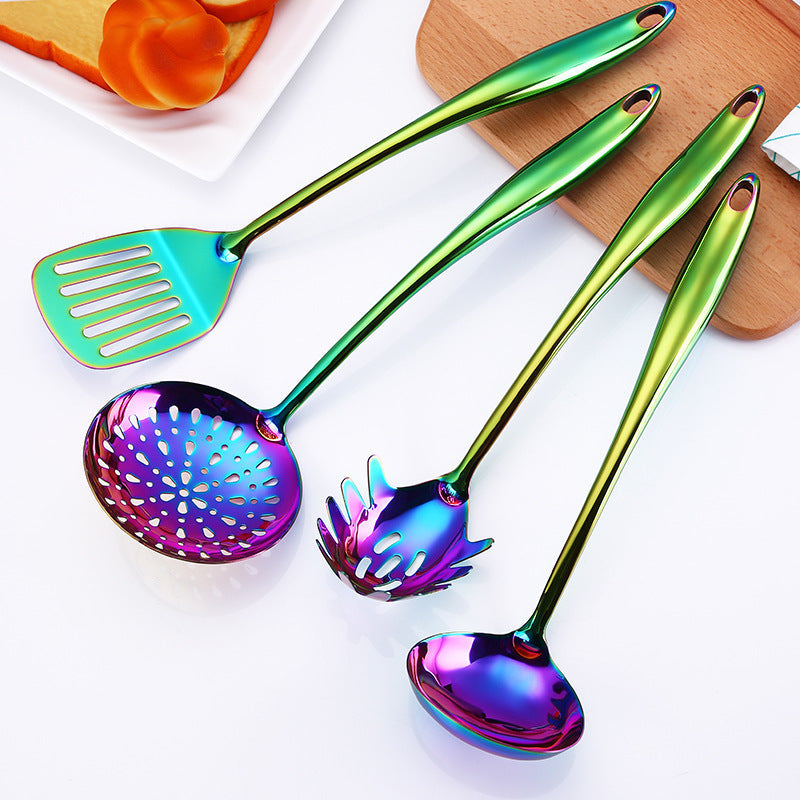 Colorful Stainless Steel Kitchen Utensils Set-1