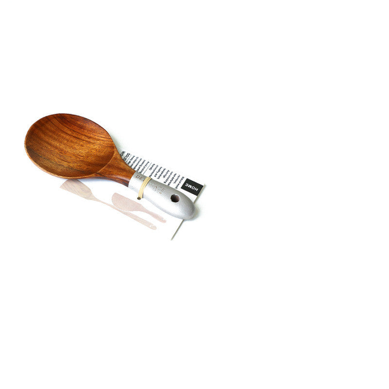 Colorful Teak Lacquer Kitchen Utensils Set-7