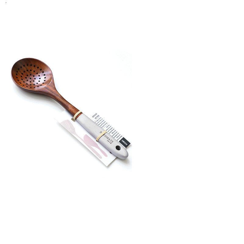 Colorful Teak Lacquer Kitchen Utensils Set-5