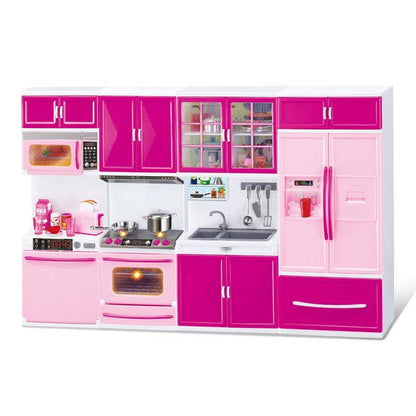 Creative Playtime: 3-in-1 Modern Kitchen Toy Set for Kids-0