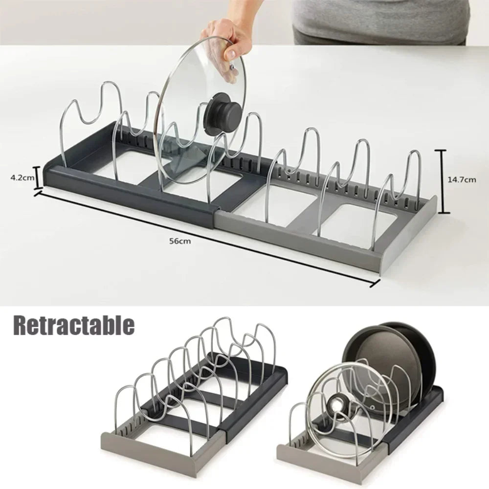 Expandable Stainless Steel Kitchen Organizer-0