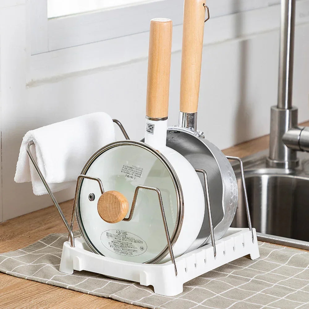 Expandable Stainless Steel Kitchen Organizer-4