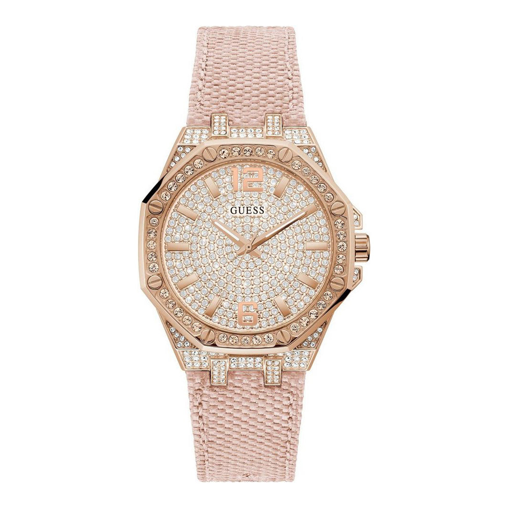 GUESS Shimmer GW0408L3 Damenuhr Roségold Pink 39mm