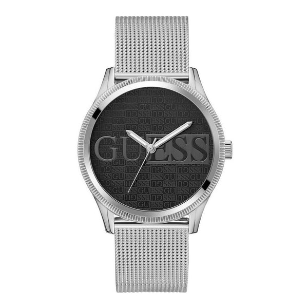Guess Reputation GW0710G1 44mm men's watch with silver mesh strap