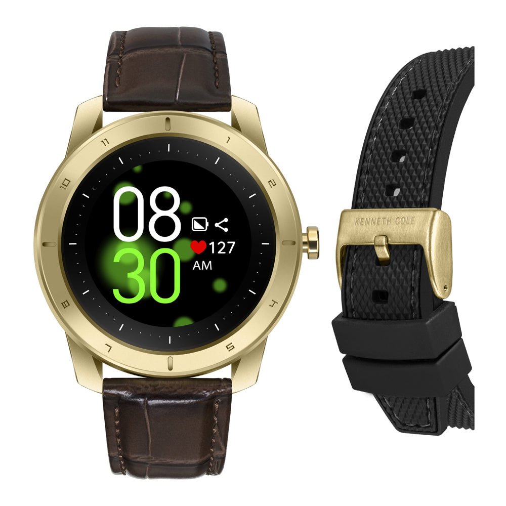 Kenneth Cole Wellness Smartwatch Set KCWGD2174062 Gold 45mm