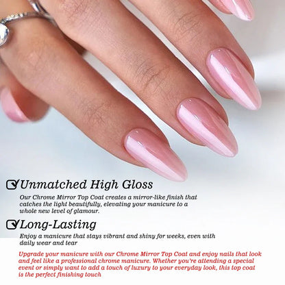 KODIES GEL Chrome Mirror Top Coat for Stunning Nail Shine-3