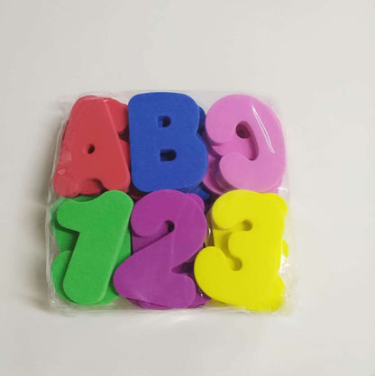 Kids Kindergarten Alphabet Number Stickers Educational EVA Toy Set