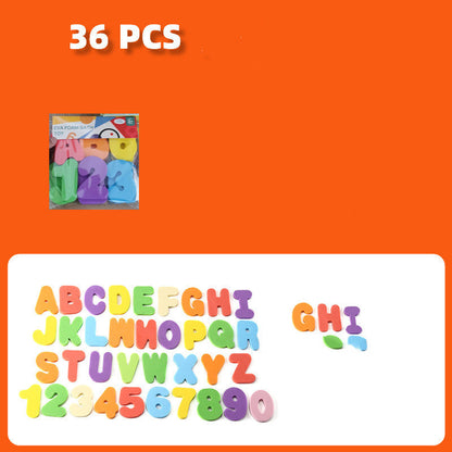 Kids Kindergarten Alphabet Number Stickers Educational EVA Toy Set